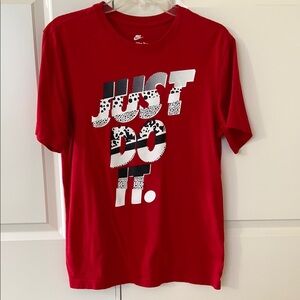Nike Red 'Just Do It' Tee